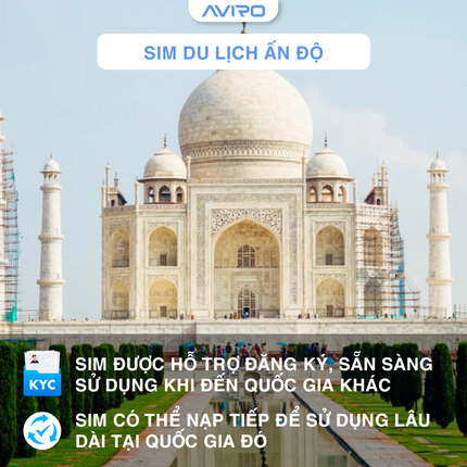 [eSIM] Ấn Độ  | Gói theo ngày |  5-30 ngày