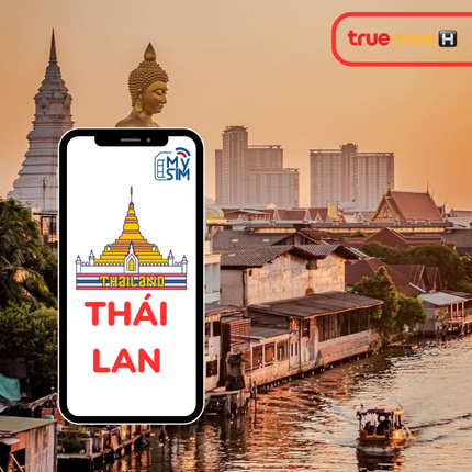 [eSIM] Thái Lan | Gói tổng dung lượng | 7-15 ngày